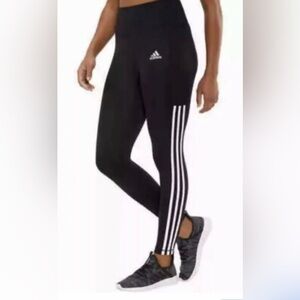 NWOT Primegreen Adidas Aeroready running leggings. Size M. Black/white
